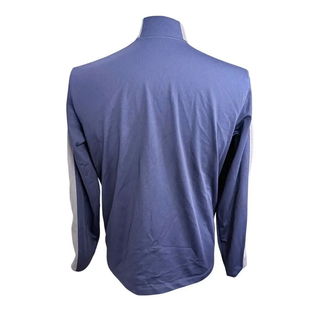 Under Armour Men’s Full Zip Navy Blue/Gray Warm Up Jacket Size Medium